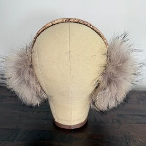 Surell Tan Fur Earmuffs